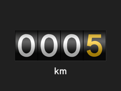 Odometer 500 m