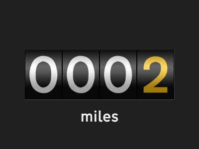 Odometer 500 yards