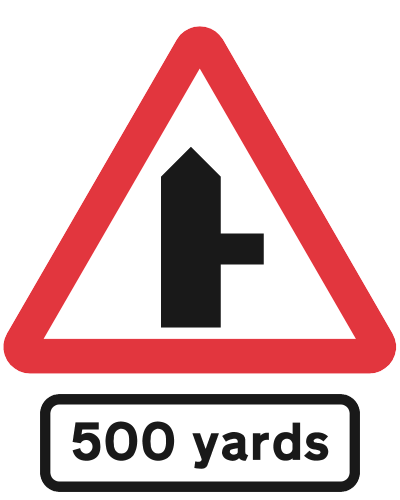 Junction 500 yards