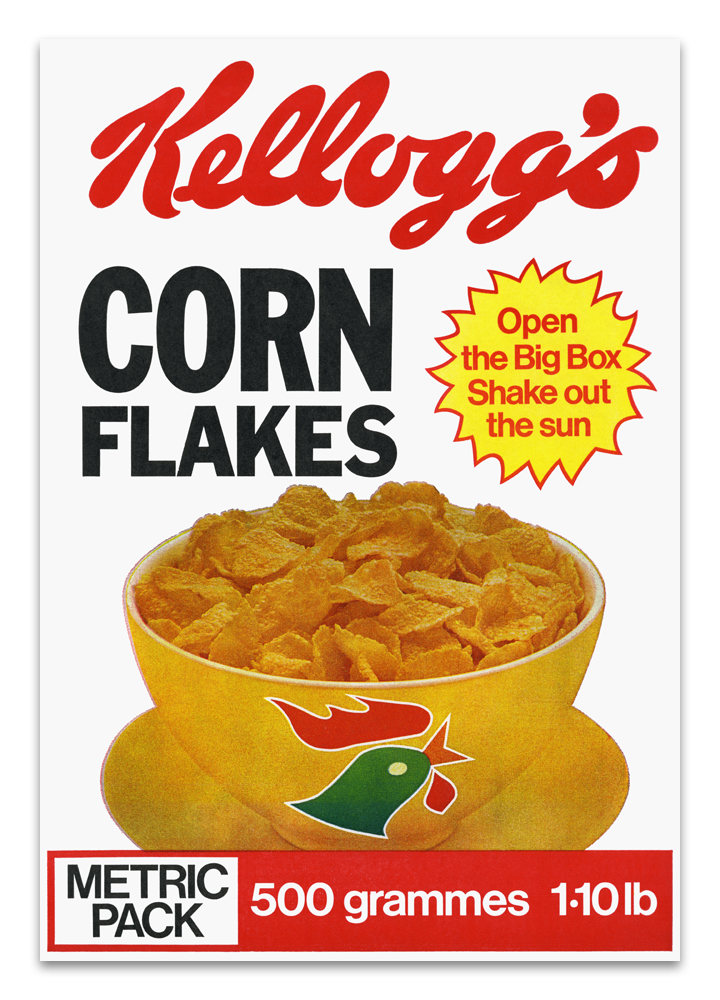 metric pack of cornflakes - 1976