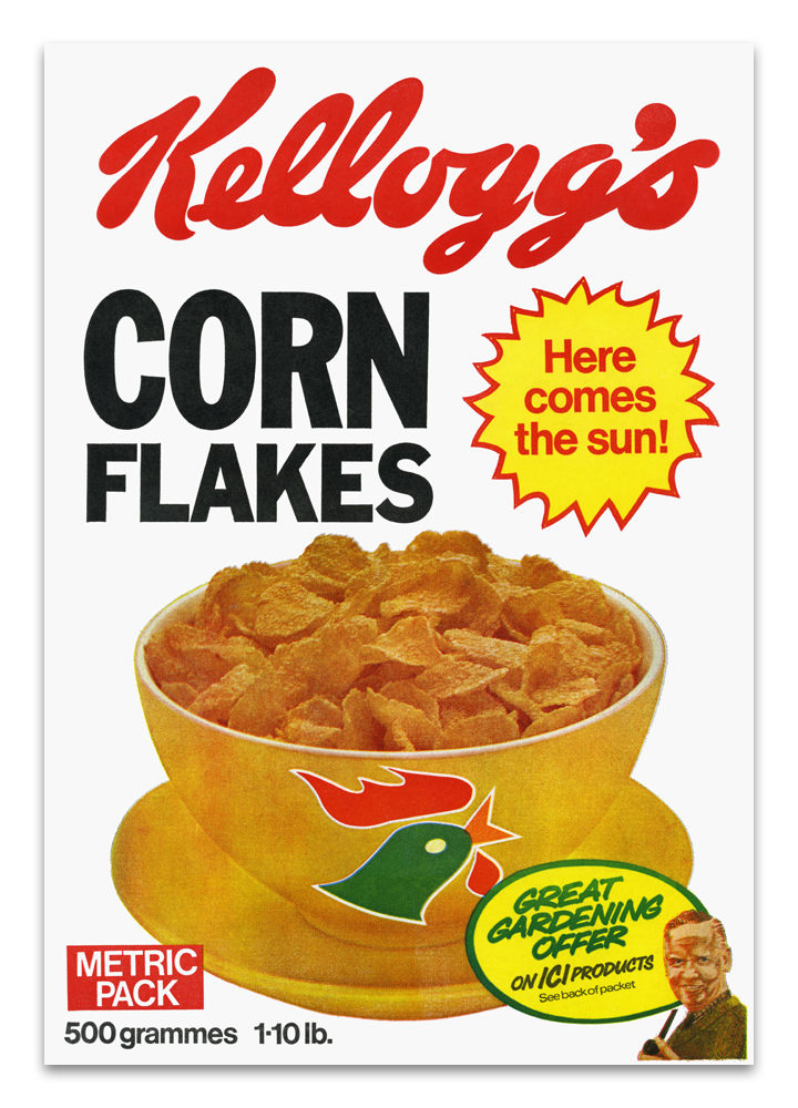 metric pack of cornflakes - 1977