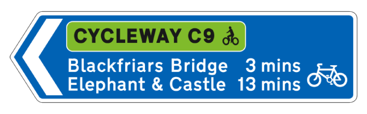 cycleway sign