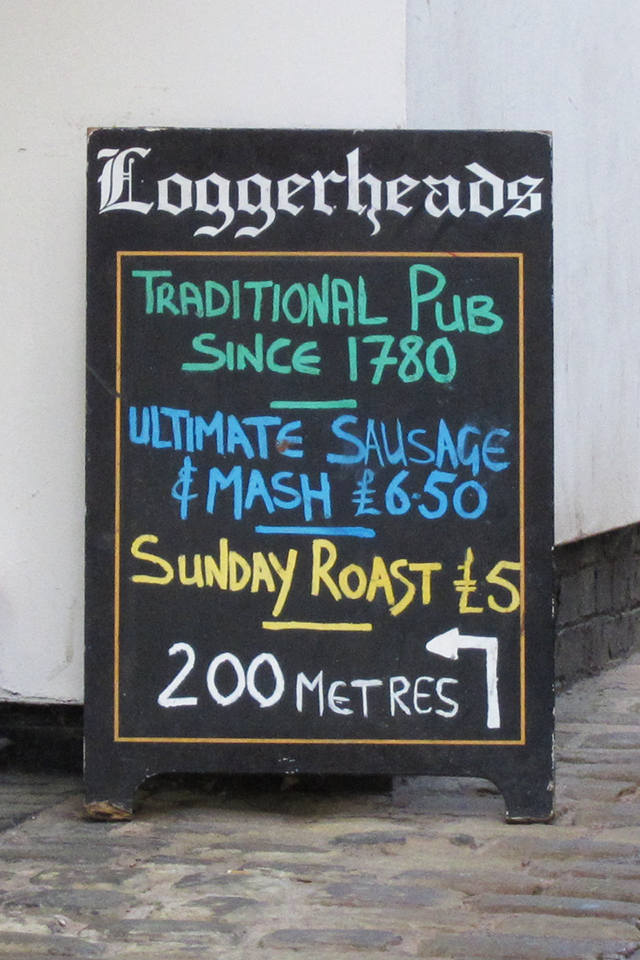 pedestrian sign - metres