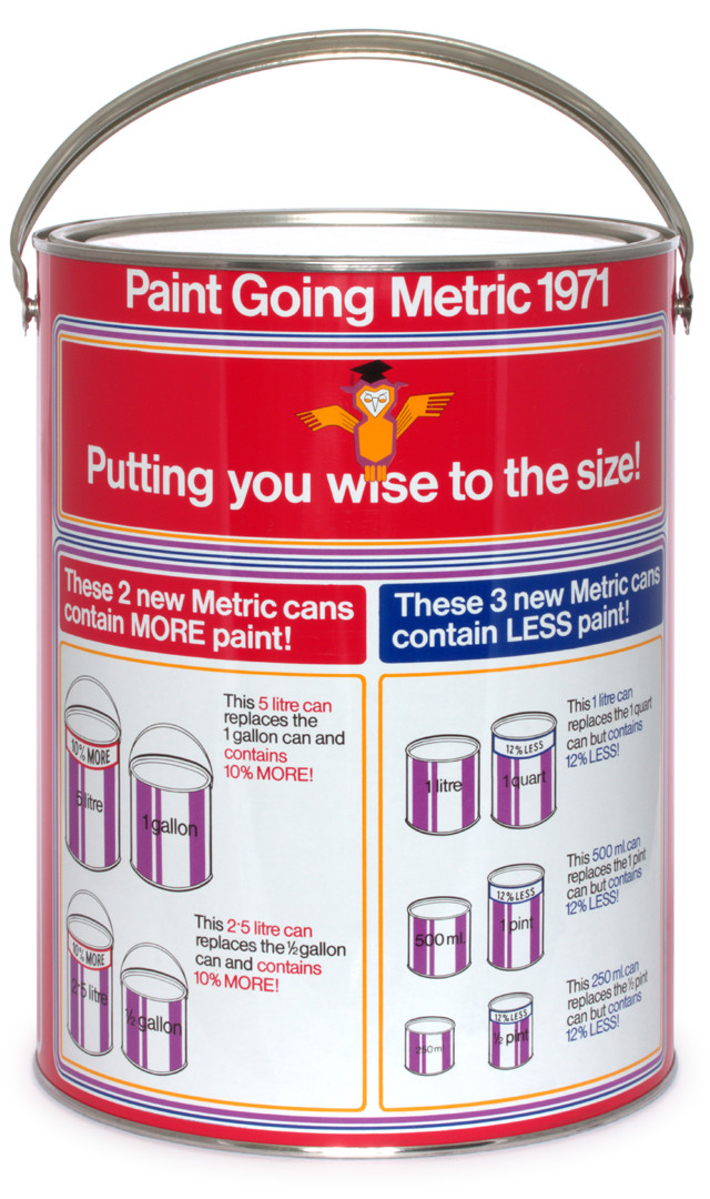 metric can sizes - 1970